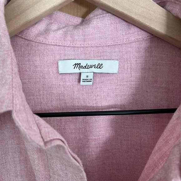 Madewell Flannel shirt size small - Picture 2 of 3